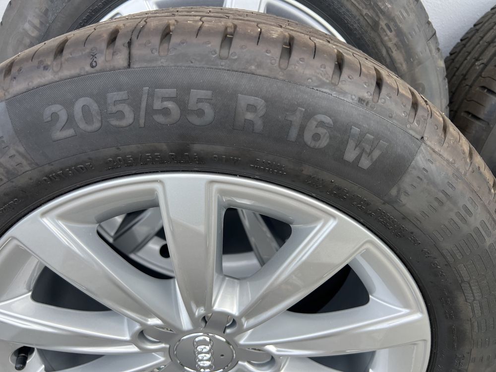 Alufelgi audi a3 16 cali 5x112 z oponami lato Nowe