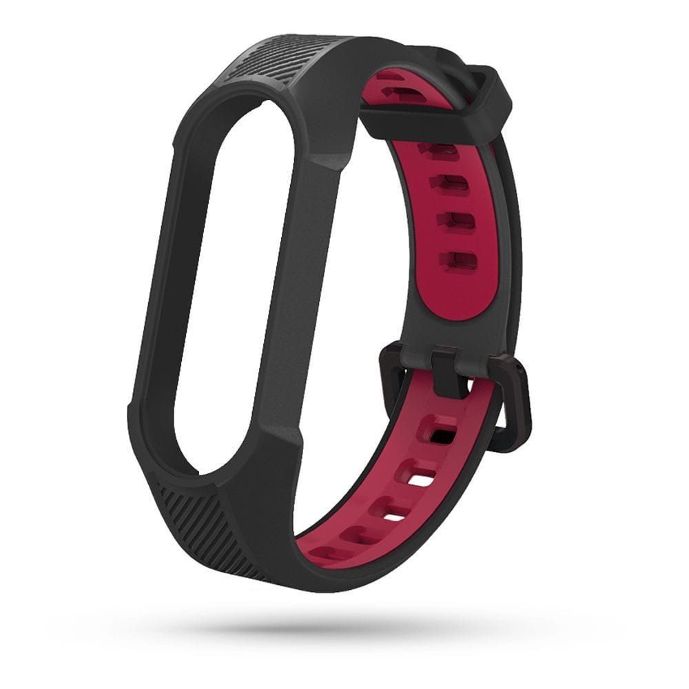 tech-protect armour xiaomi mi smart band 5 / 6 / 7 / nfc black/red