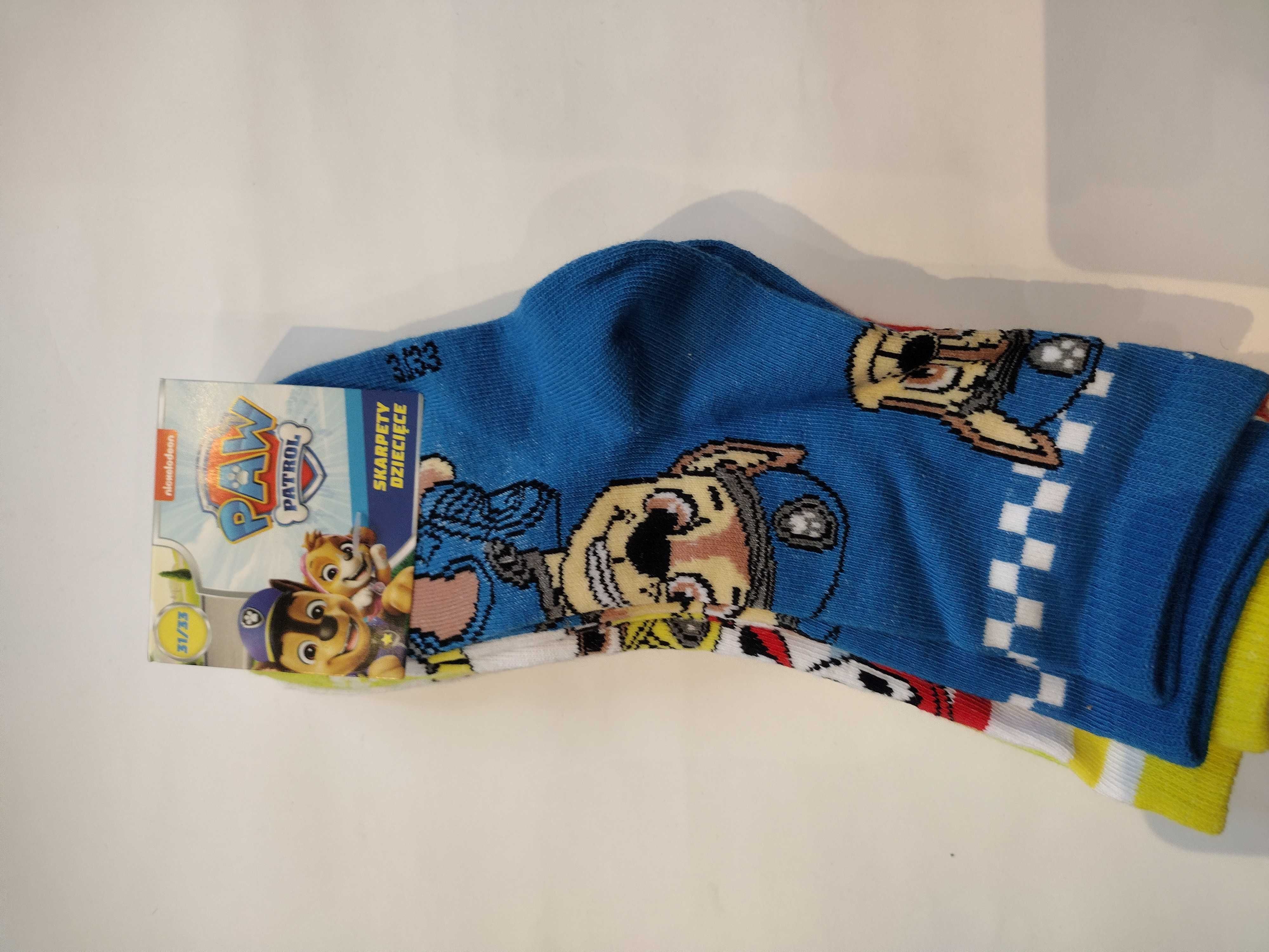 5 pack skarpetek 31-33 chase psi patrol Paw patrol dla chłopaka