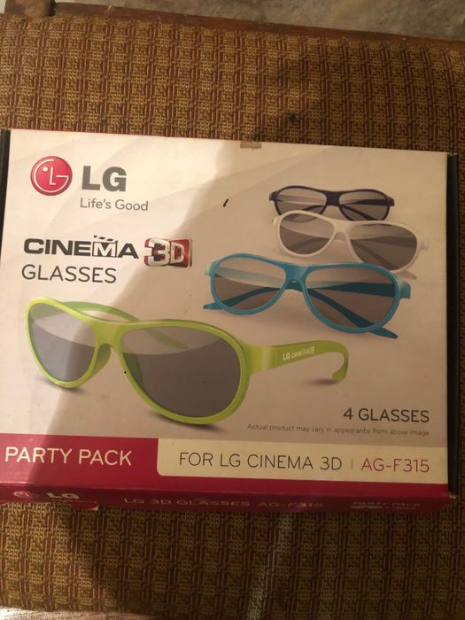 Набор 3D очков LG Party Pack 3D AG-F315