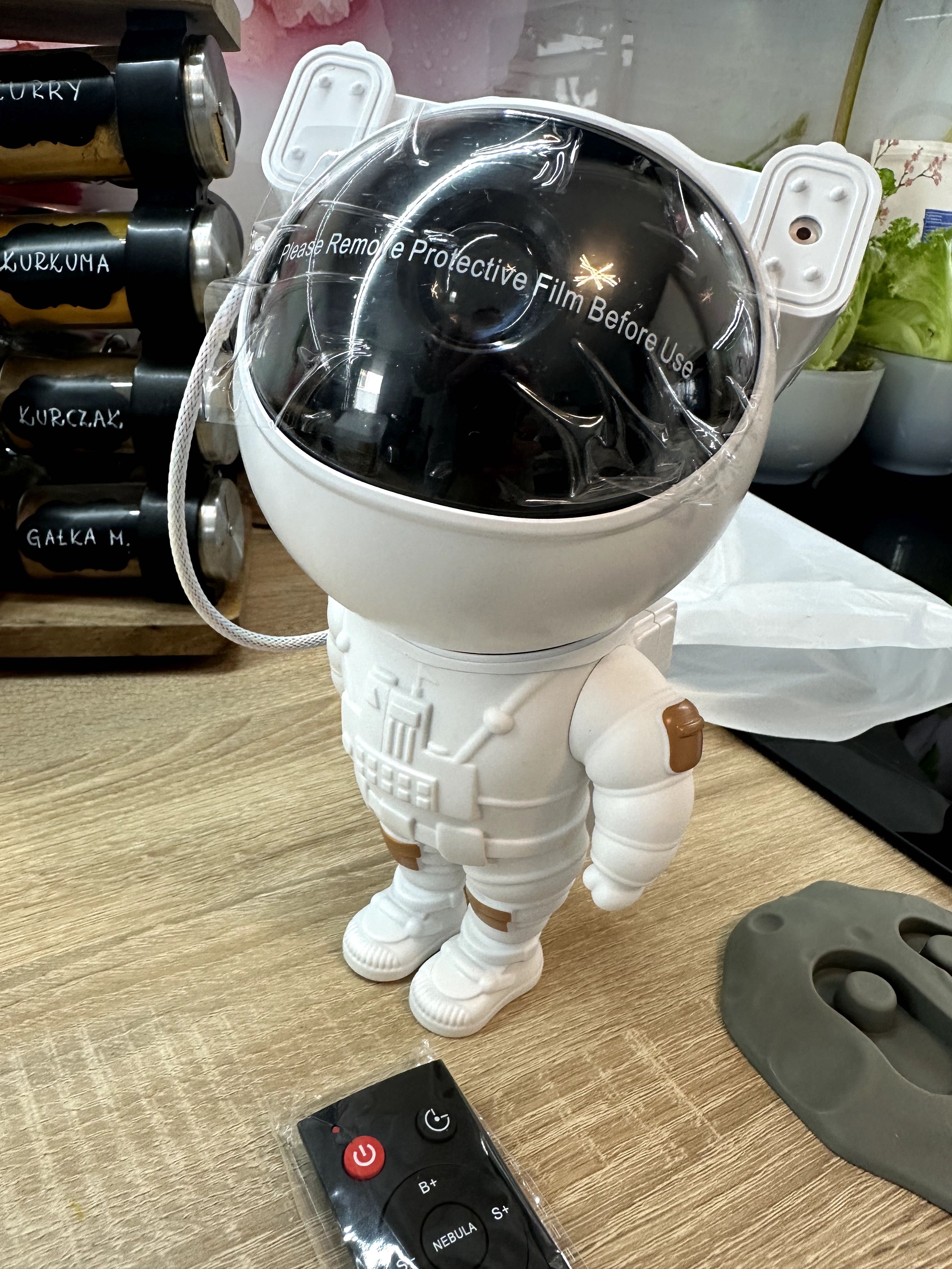 Lampka Nocna led Projektor Gwiazd Rzutnik Nieba Astronauta Dla Dzieci