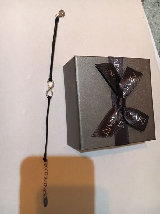 Bransoletka srebrna apart - znak nieskończoność nowa prezent przyjaźń