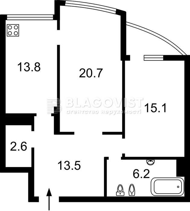 Продається 2к квартири, Оболонь, просп. Володимира Івасюка, буд. 2Д