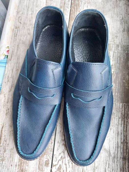 Чоловічі лофери, шкіра,43р.Нові