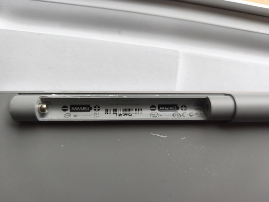 Klawiatura bezprzewodowa Microsoft surface ws2-00021 qwerty