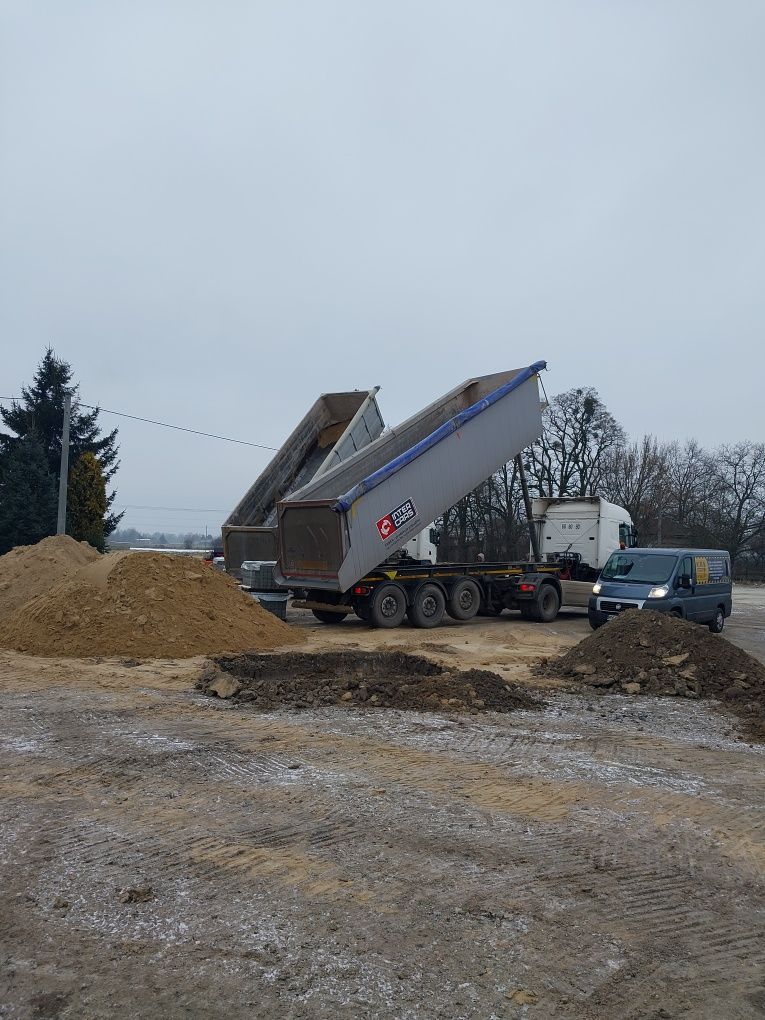 Uslugi koparką i wywrotką. Sprzedaz kruszyw. Wyburzenia.