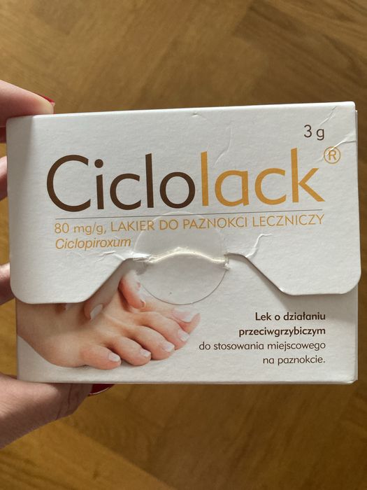 Ciclolack, 80 mg/g, lakier do paznokci leczniczy, 3 g, 1 butelka