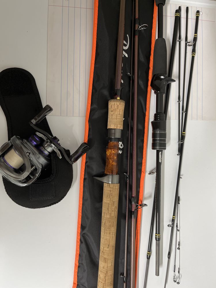 Vendo conjunto de pesca BFS (2 canas mais carreto)