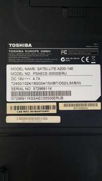 Ноут toshiba s200-14e