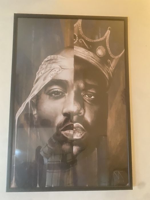 Quadro Hip hop - 2pac/Biggie