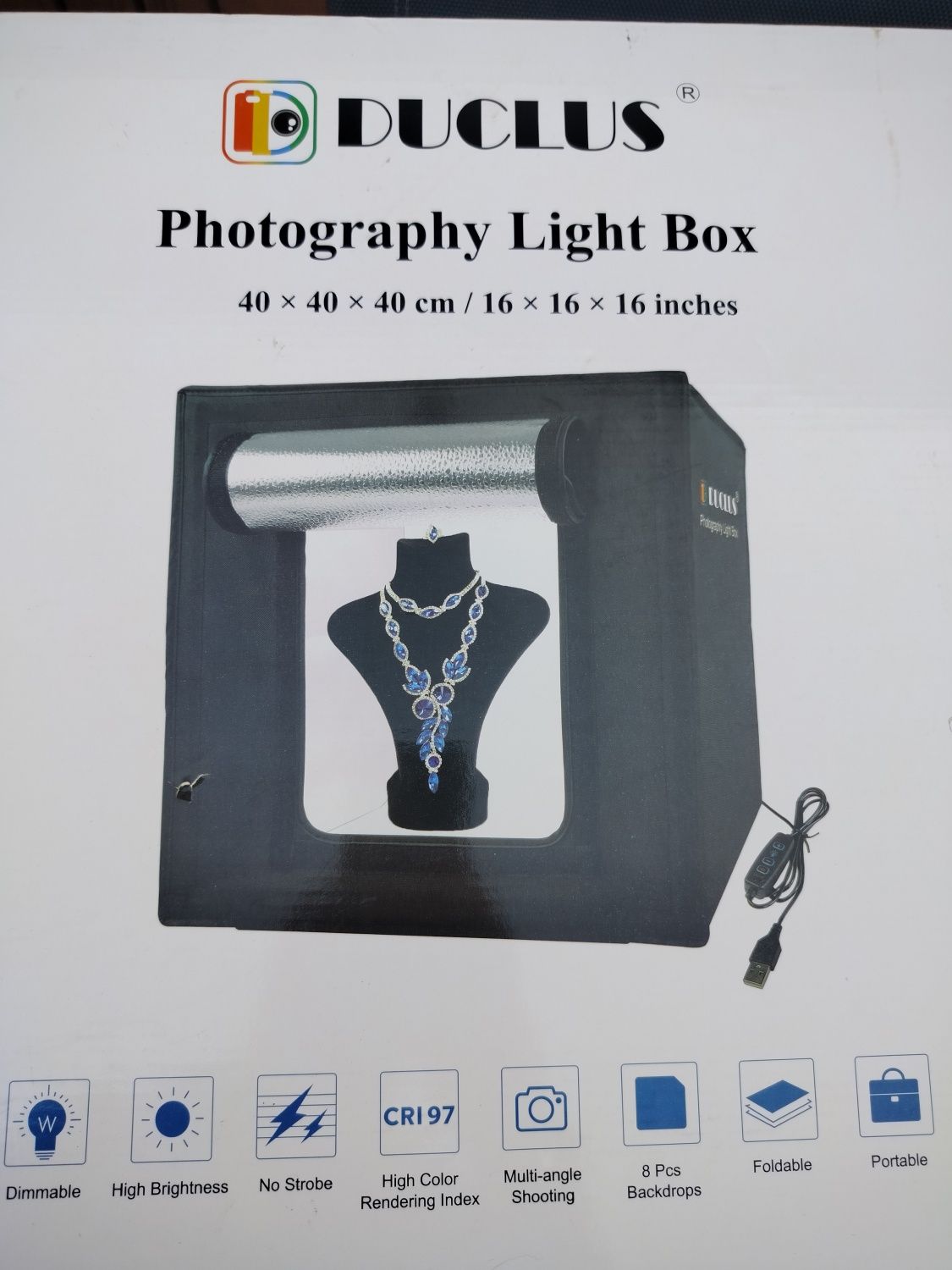 Duclus Light Box bezcieniowy namiot 40x40x40