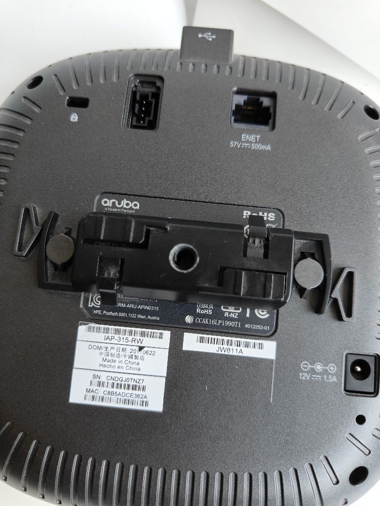 Wi-Fi Точка доступа HP Aruba IAP-315 RW Instant (JW811A) 802.11 ac