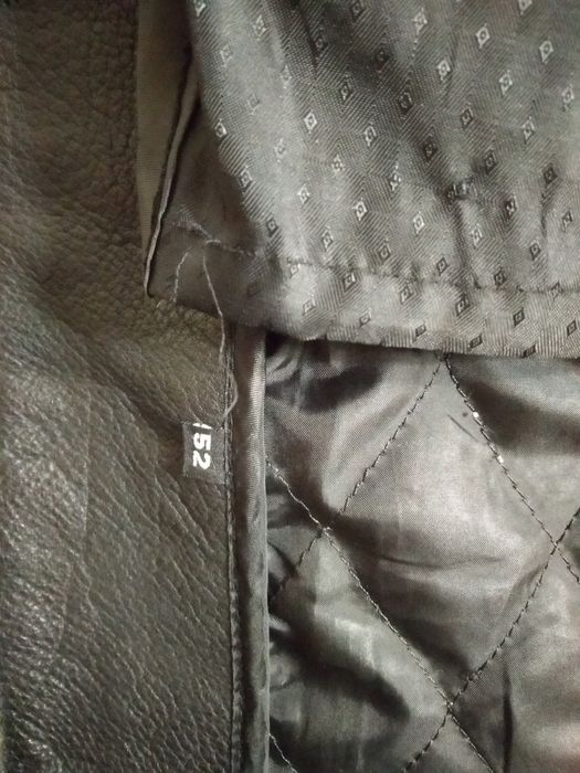 Куртка зимова чоловіча 52 розміру шкіряна