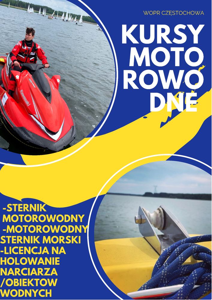 Kurs Sternika Motorowodnego WOPR Częstochowa