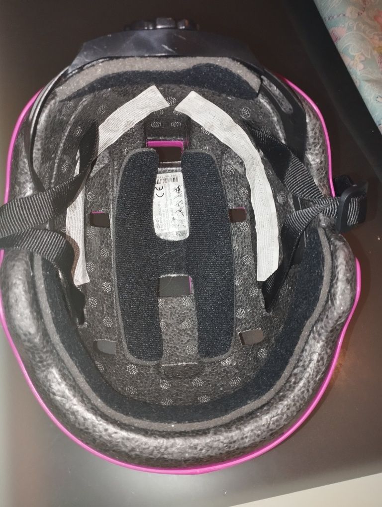 Capacete rosa criança 47-52