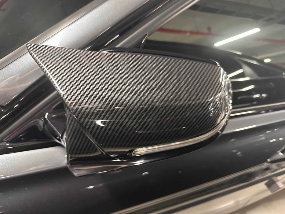 Tampas de Espelho Retrovisor Estilo Carbono BMW