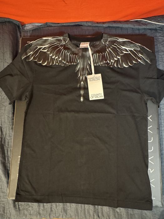 Marcelo Burlon t-shirt bawełniany Icon Wings Basic