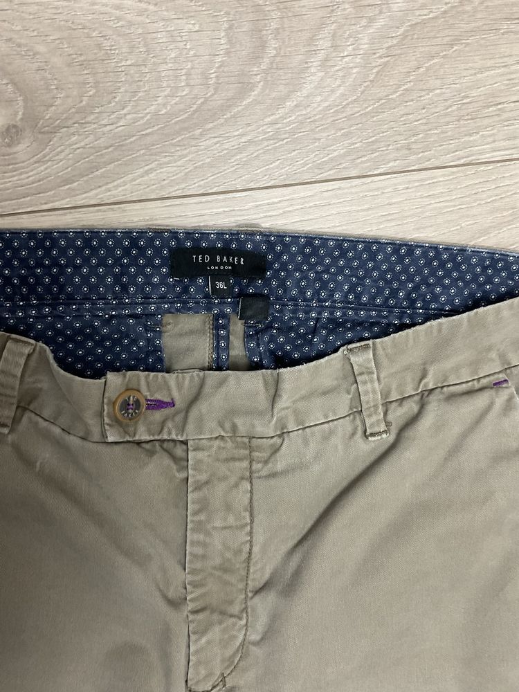 Ted Baker spodnie męskie chino 36 XL materiałowe chinosy