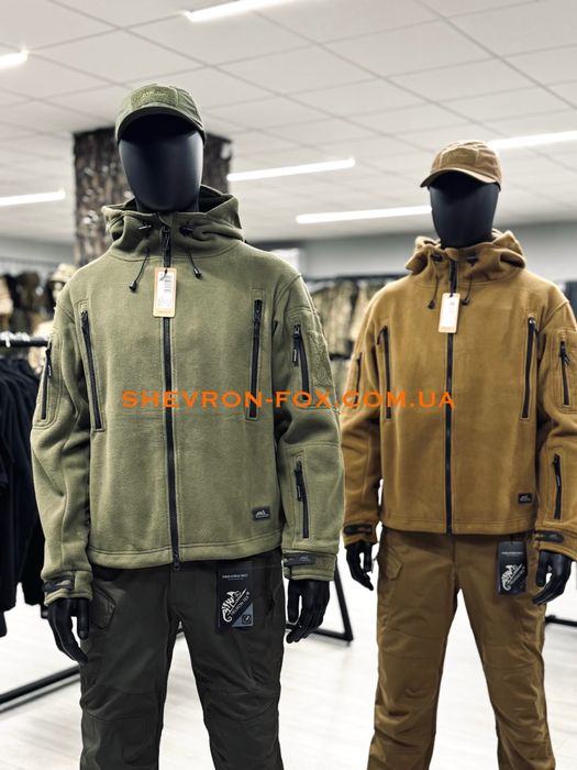 Helikon-Tex Patriot — флісова кофта Olive / Coyote | 380 г/м²