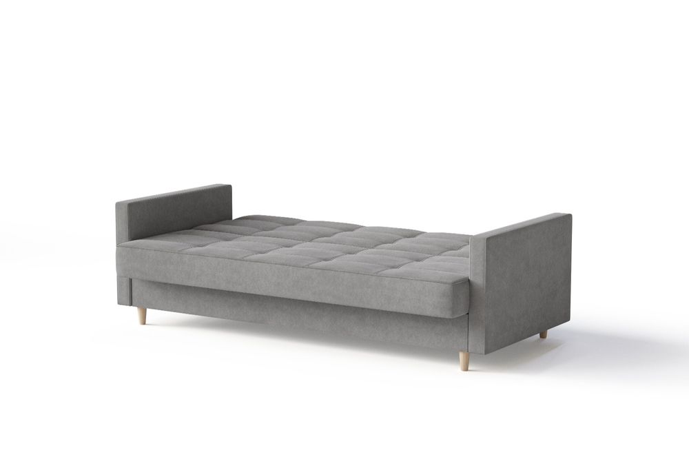 Tania sofa LUMO z funkcją spania i pojemnikiem na pościel