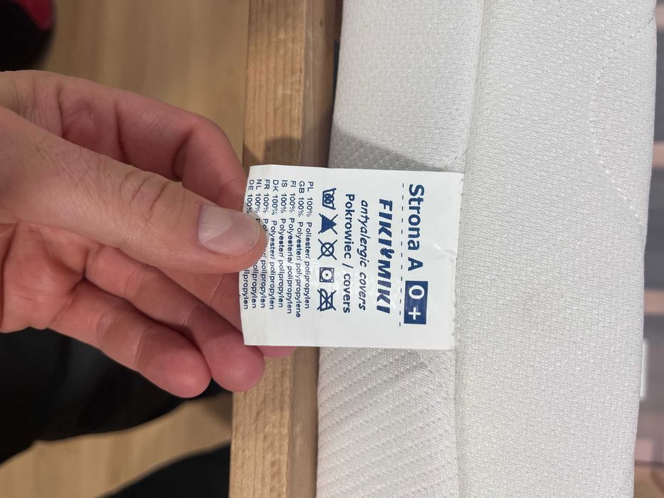 Łóżeczko dziecięce IKEA z materacykiem i pokrowcem antylergicznym