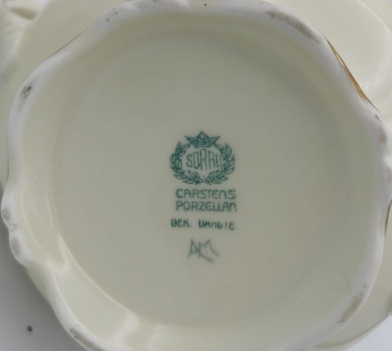 Porcelana SORAU Carstens Cukiernica Żary