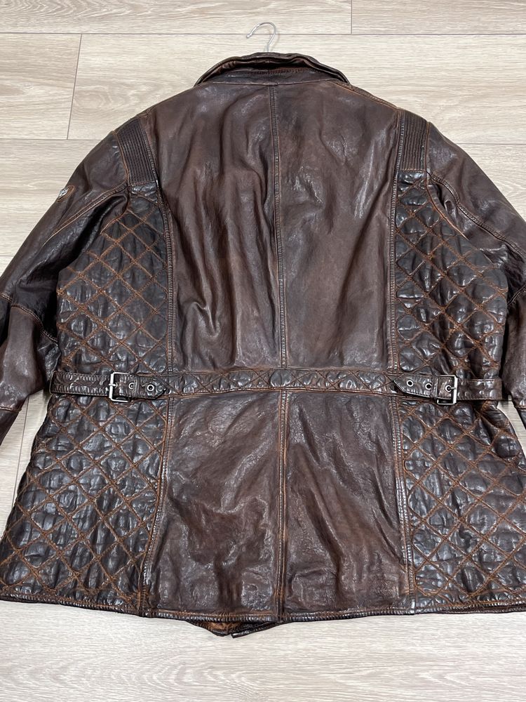 Шкіряна куртка 5XL 6XL жіноча косуха авіатор байк мото батал AS 98