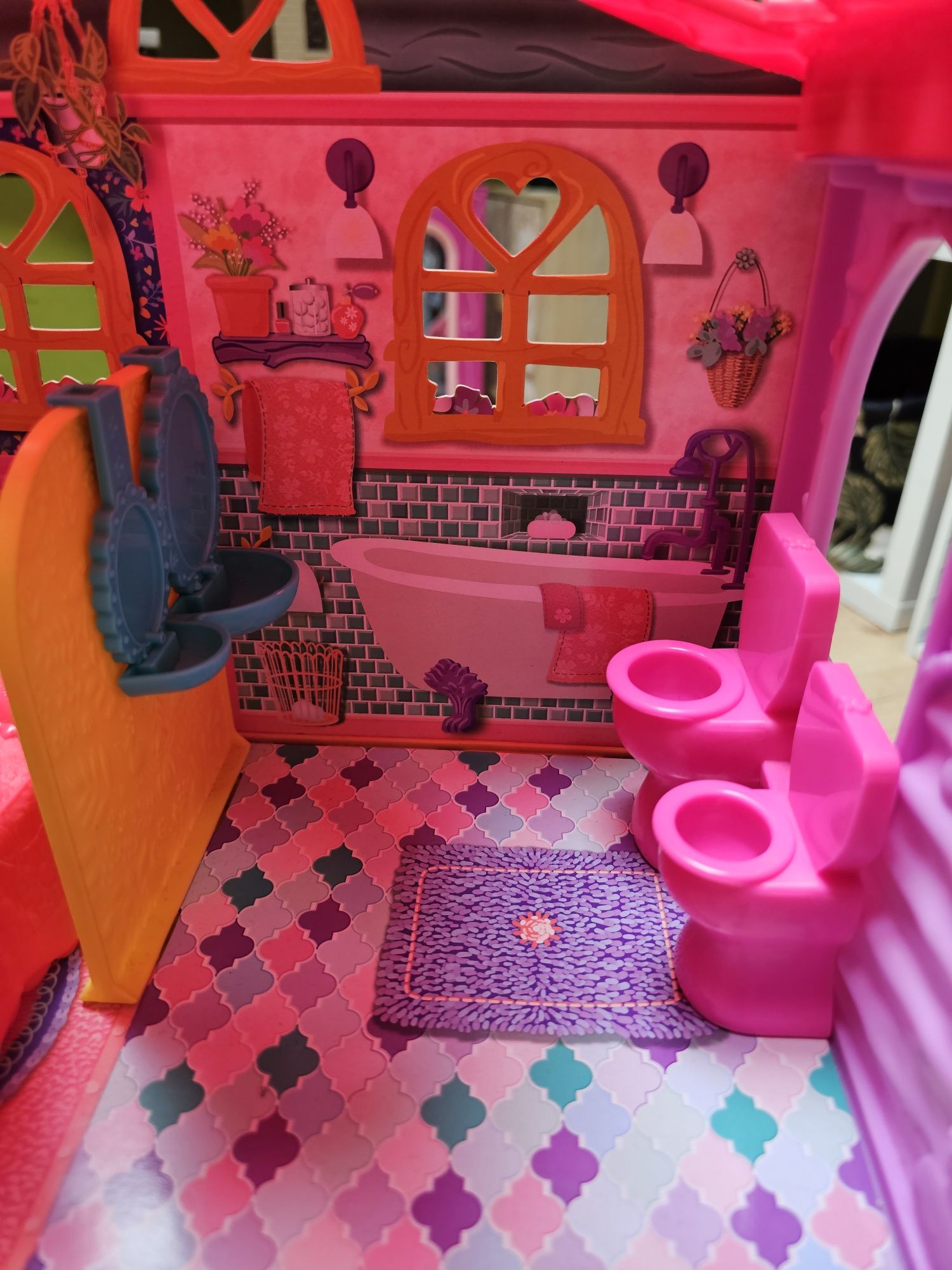 Domek Enchantimals lalki zwierzęta hamak