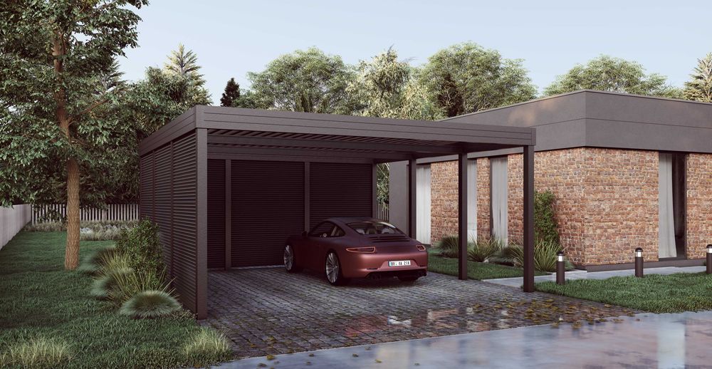 Carport 6x6 6x3 Wiata Samochodowa Altana Metalowa