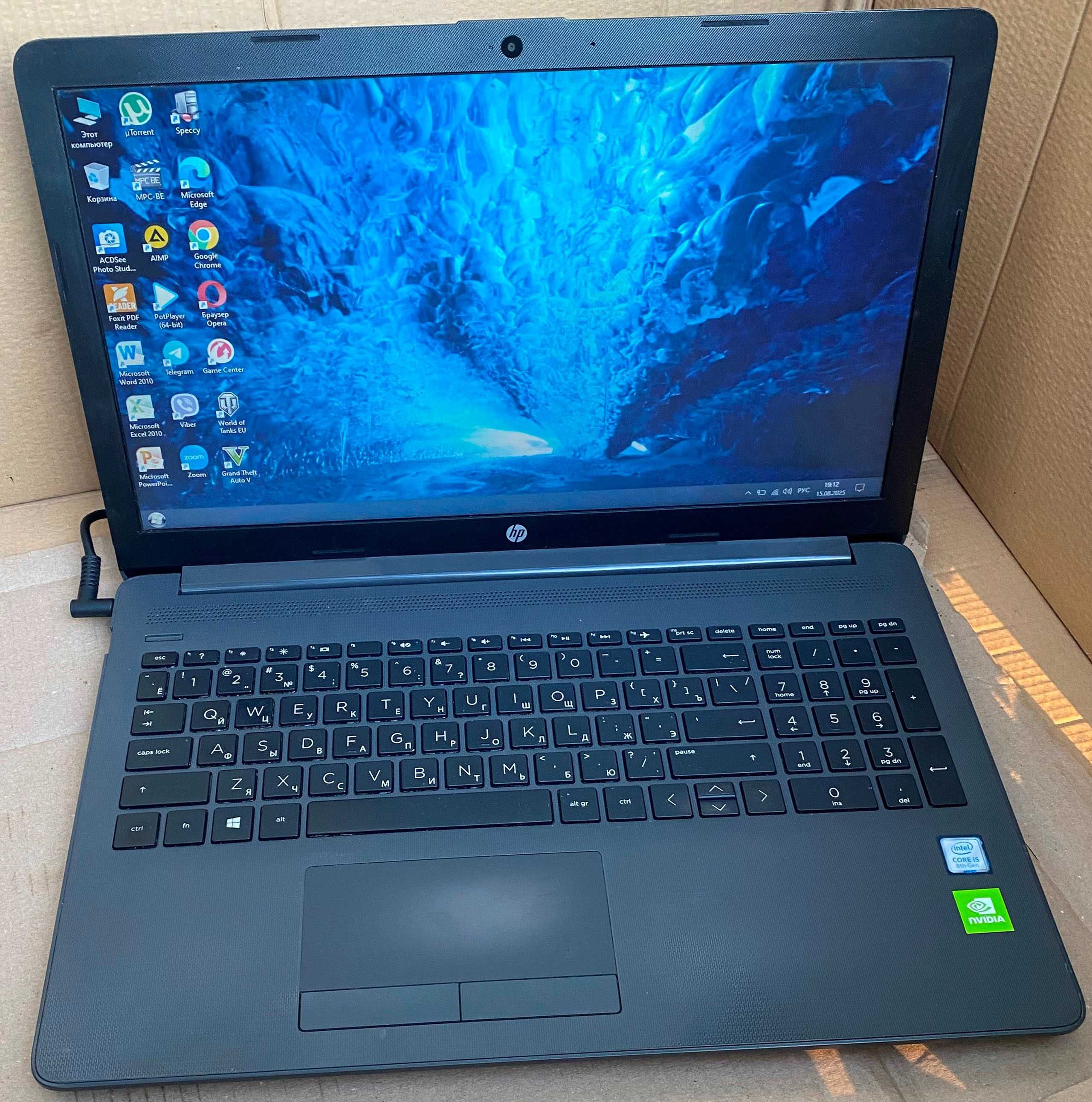 Ігровий Ноутбук HP 250 G7 i5-8265U RAM 8Gb SSD 256Gb GeForce MX110 2Gb