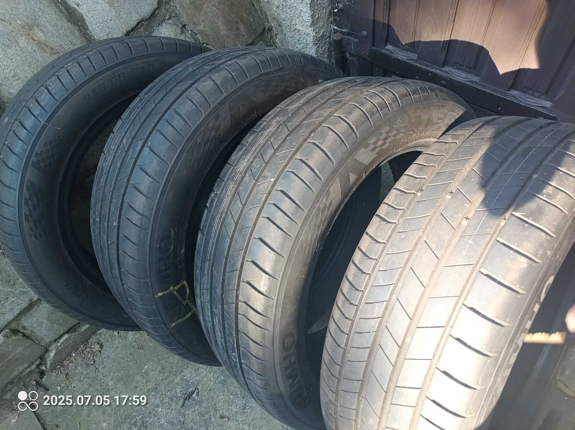Komplet opon letnich Kumho Ecsta PS71 215/55 R18 99H  - jak nowe