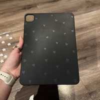 Etui case obudowa do iPad Pro 11 cali czarne silikonowe serca