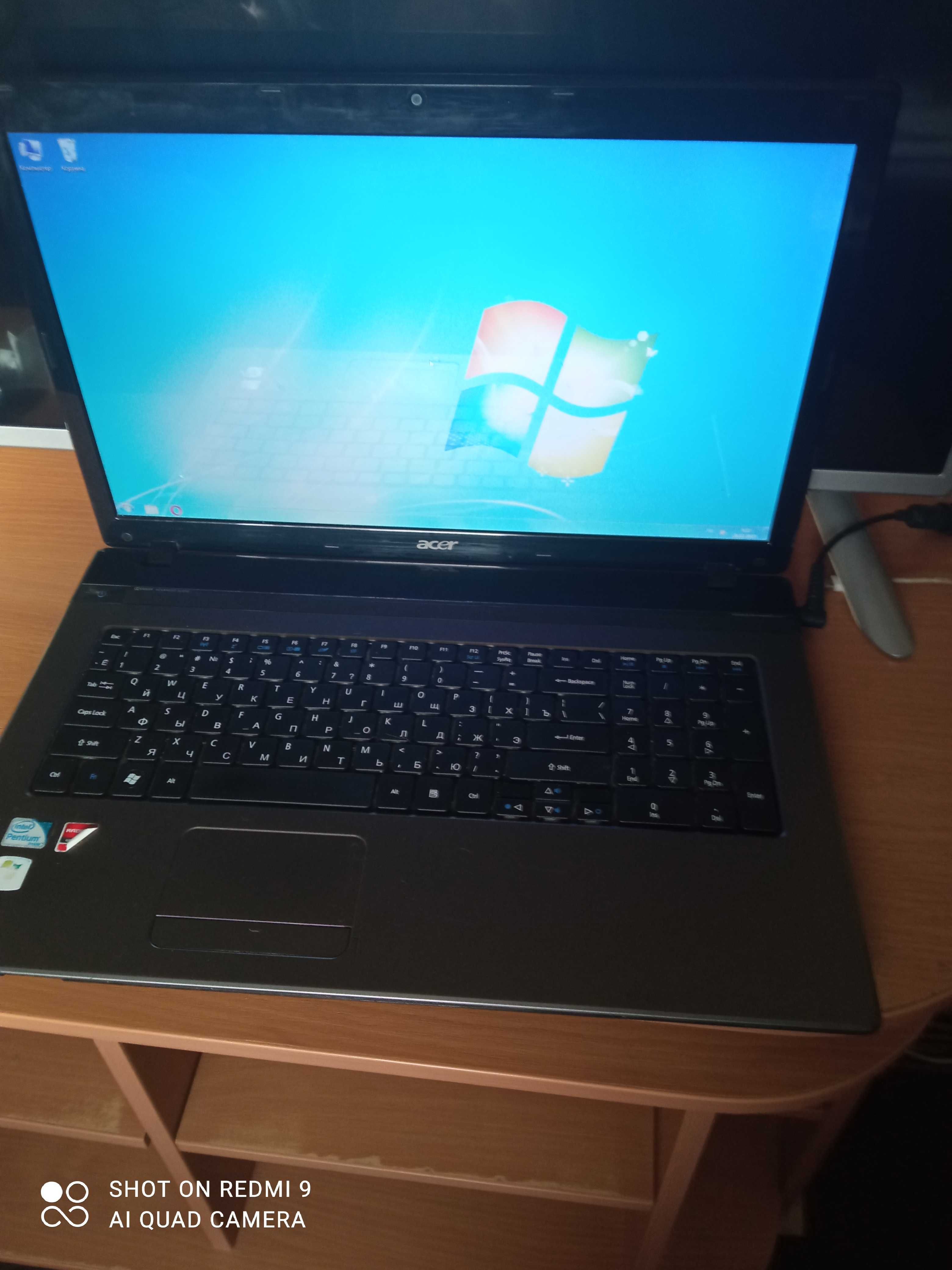 Продам ноутбук Acer aspire 7750zg