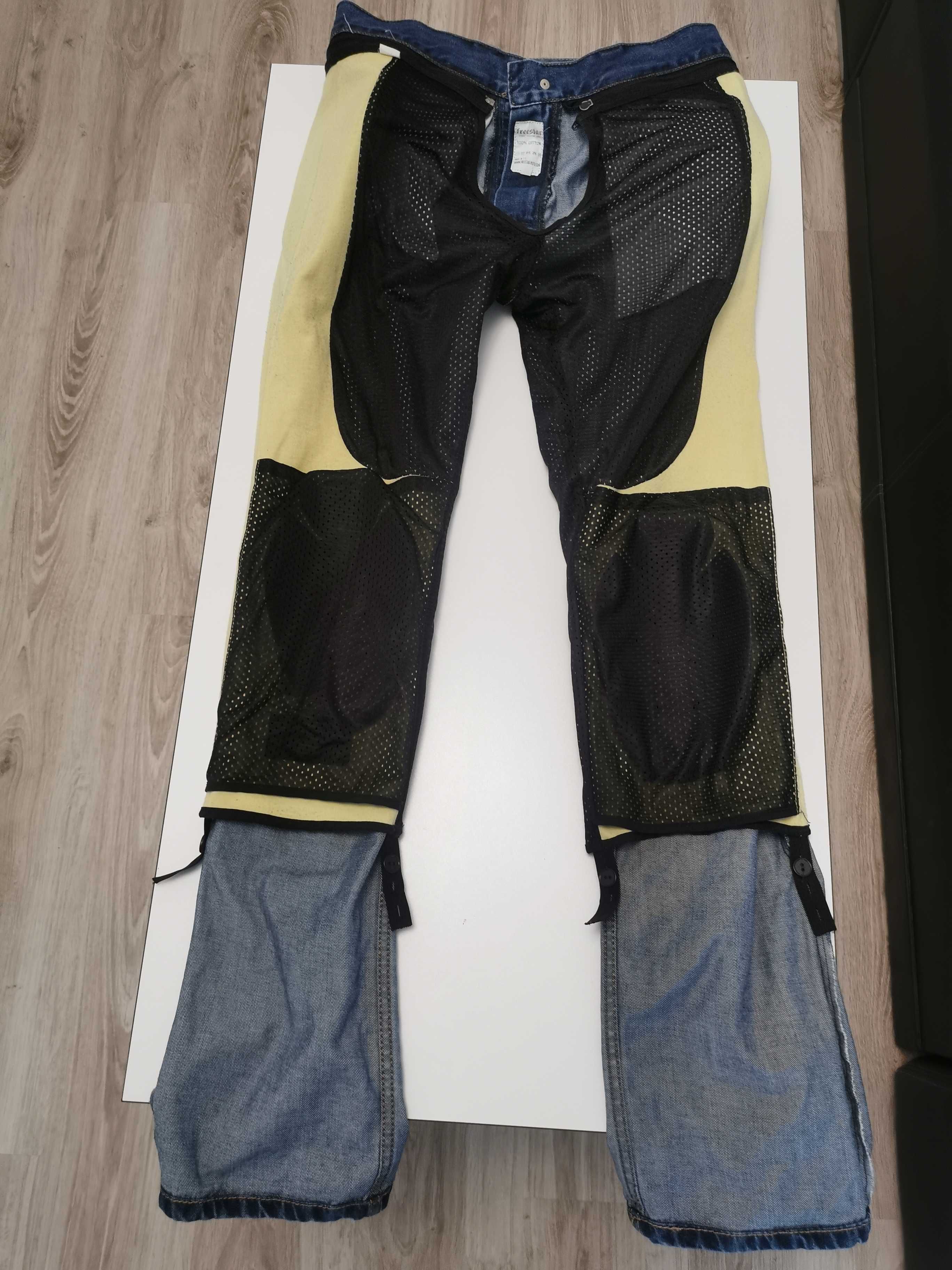 Jeansy motocyklowe Freestar Road Vintage rozmiar M / L