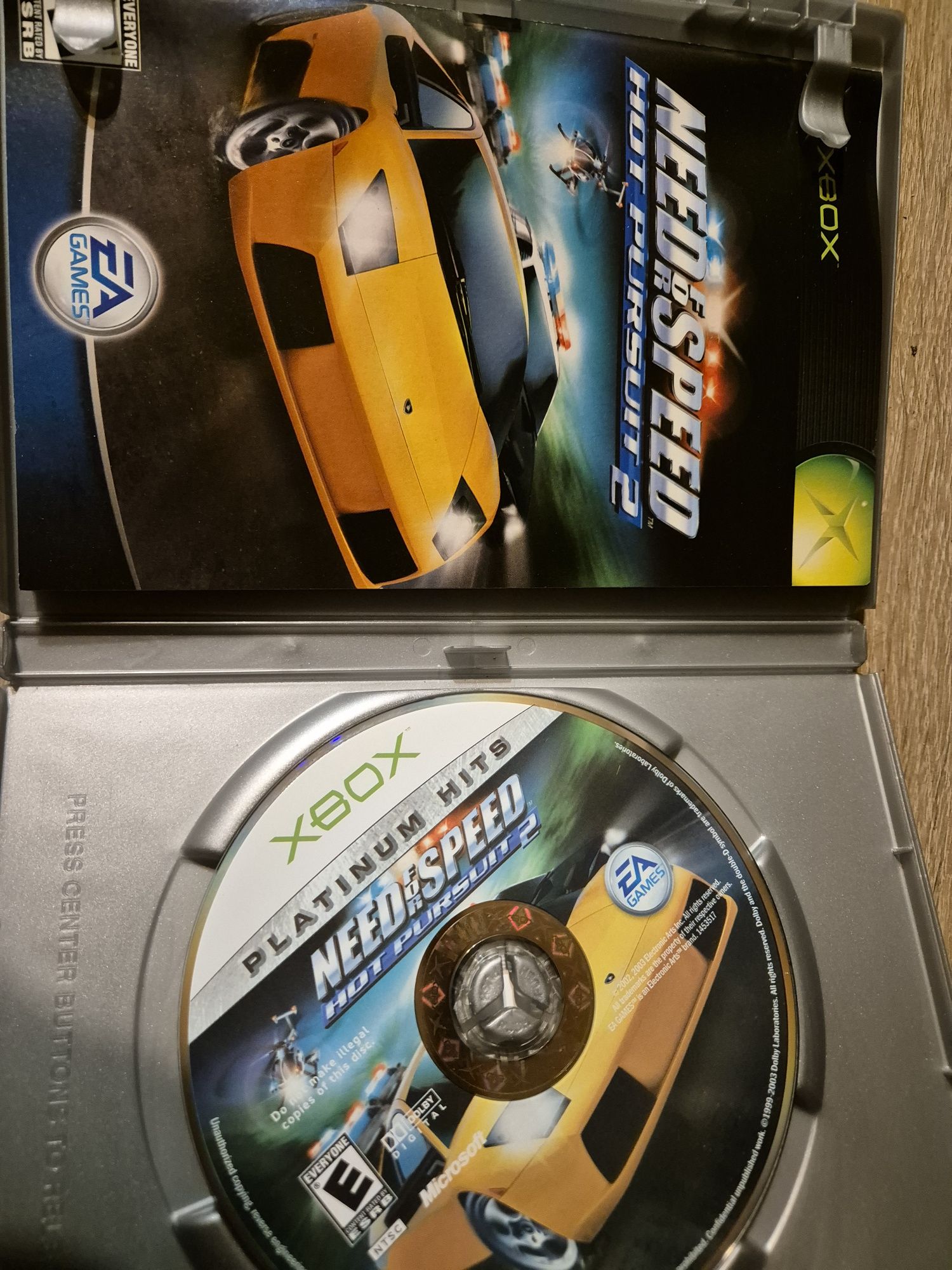Hot pursuit 2 nfs xbox classic stan bdb
