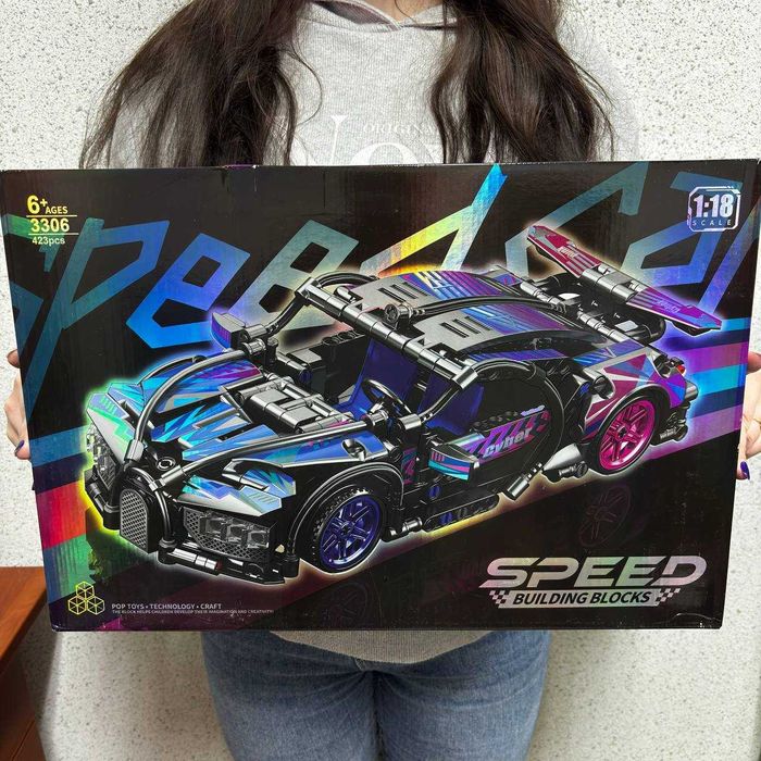 Лего Бугатті Діво Технік конструктор Bugatti Divo машинка 423 деталі