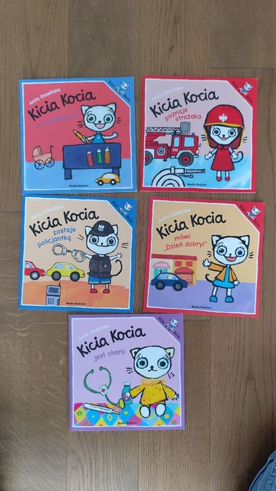 Kicia kocia Anita Głowińska - Książki zestaw 5 sztuk REZERWACJA