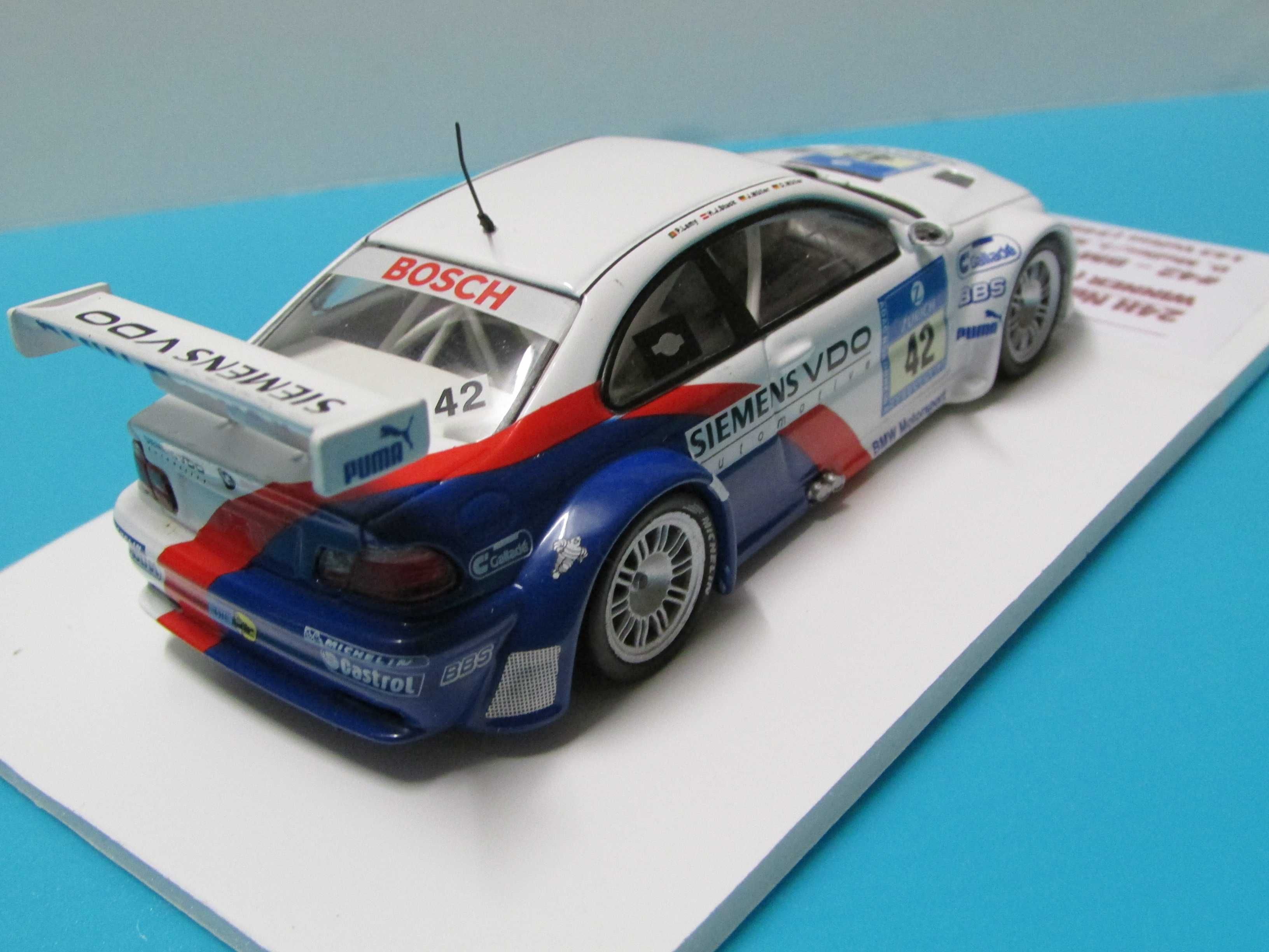 BMW M3 GTR #42 (P.Lamy): Winner 24h Nurburgring 2004 - IXO Models 1/43
