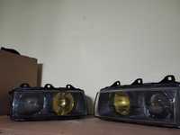 BMW E36 Soczewki Custom Nowe klosze Black/Yellow Lampy Reflektory ZKW