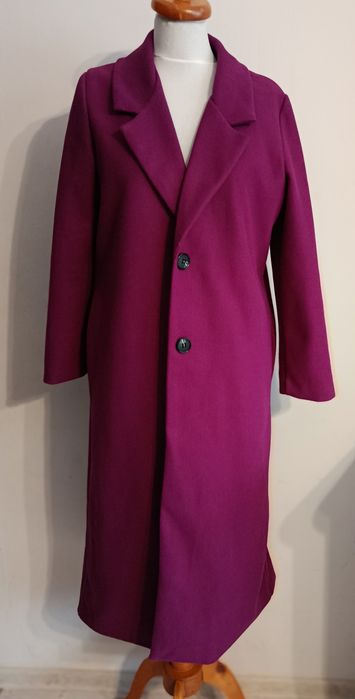 Płaszcz na podszewce maxi