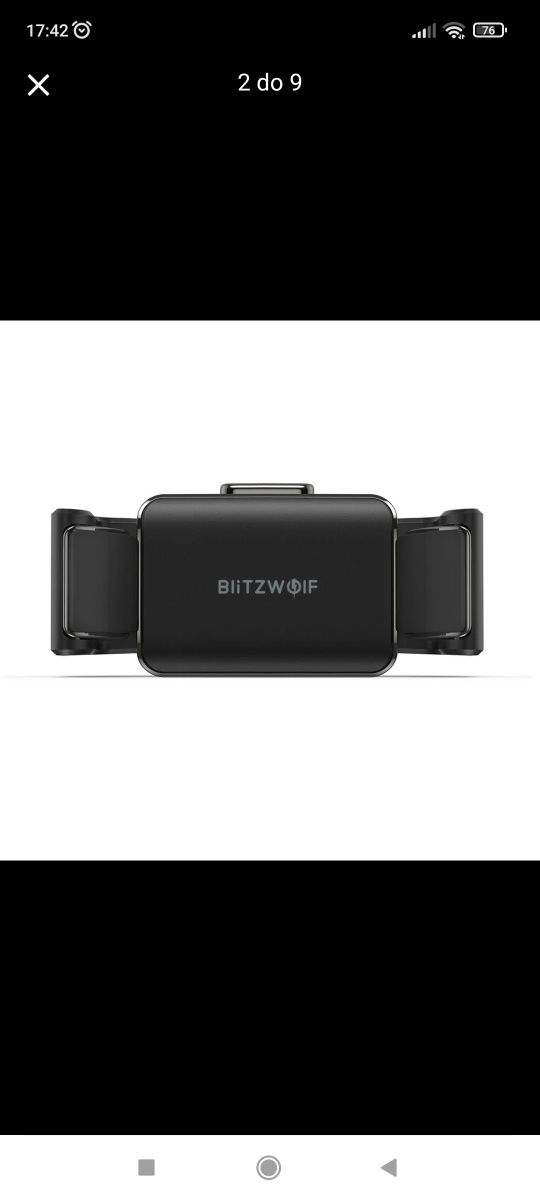 Suporte de telemóvel para automóvel Blitzwolf BW-CF1