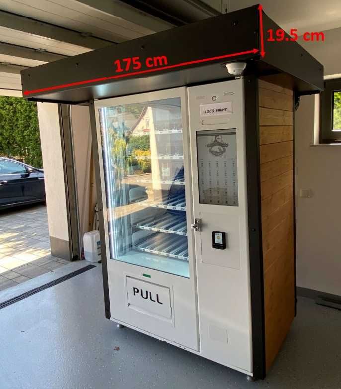 Automat vendingowy, kiosk samoobsługowy, NOWY + zabudowa