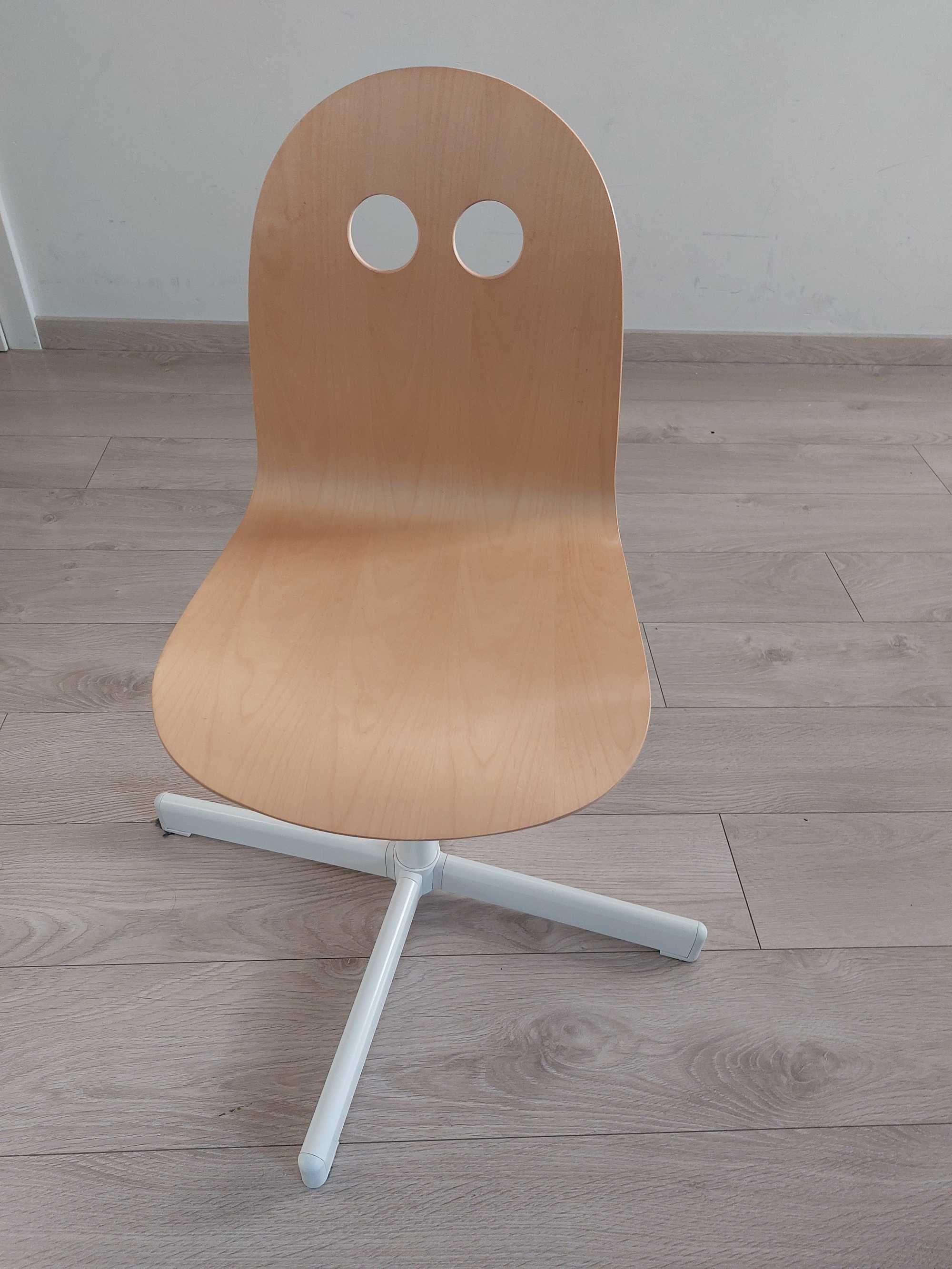krzesełko drewniane Ikea regulowana wysokość