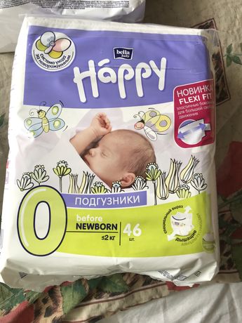 памперсы Bella для новорожденных деток с маленьким весом.