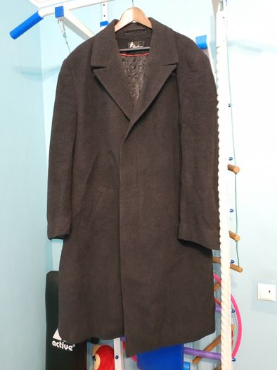 Мужское зимнее пальто Bytom шерстяное с подкладкой