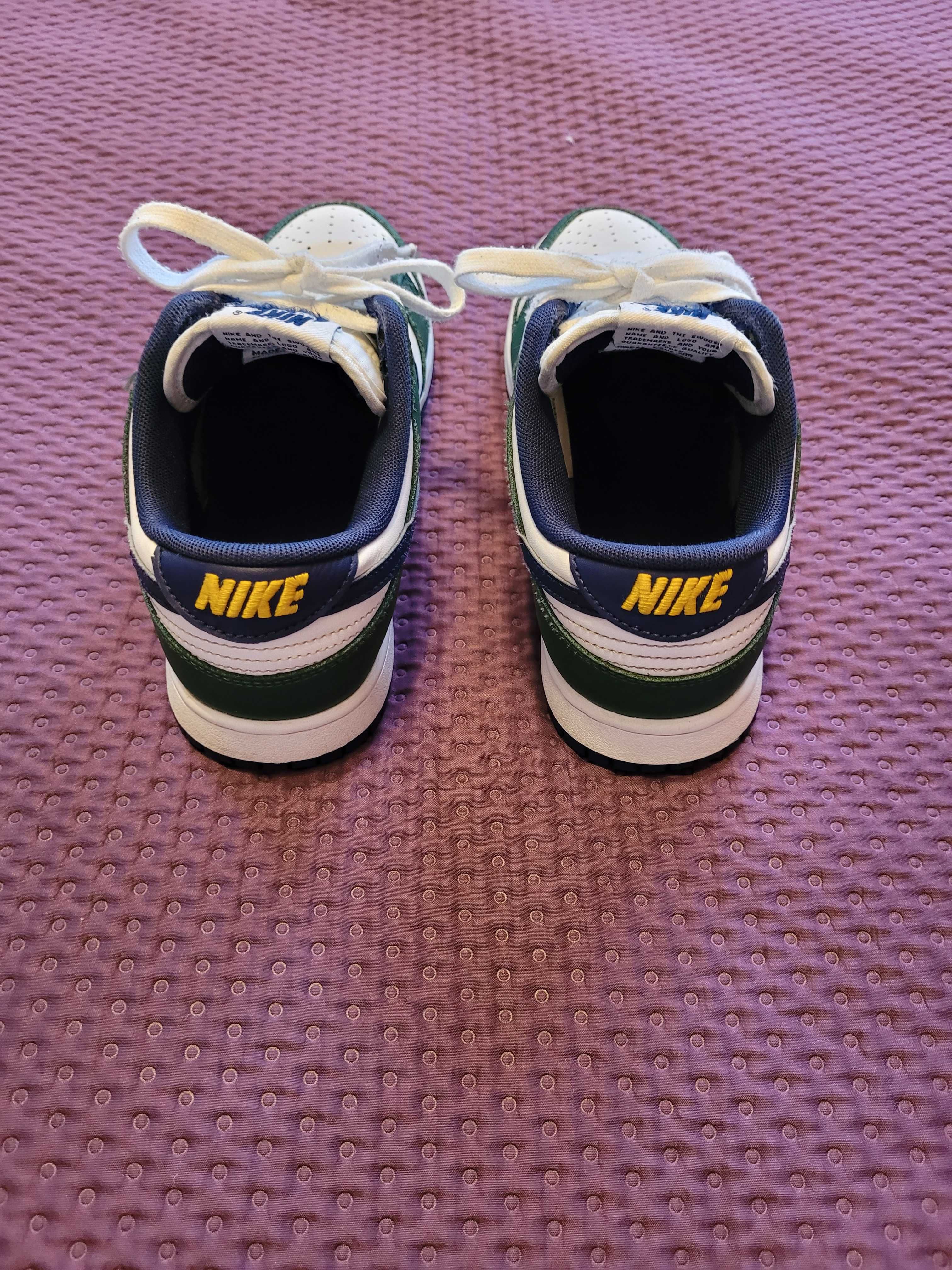 BUTY dla chłopca NIKE DUNK LOW rozmiar 40 biało-zielone oryginał