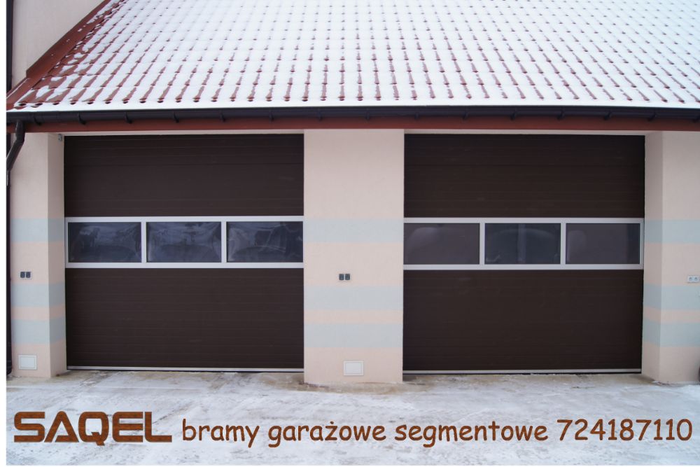 Bramy garażowe segmentowe producent SAQEL