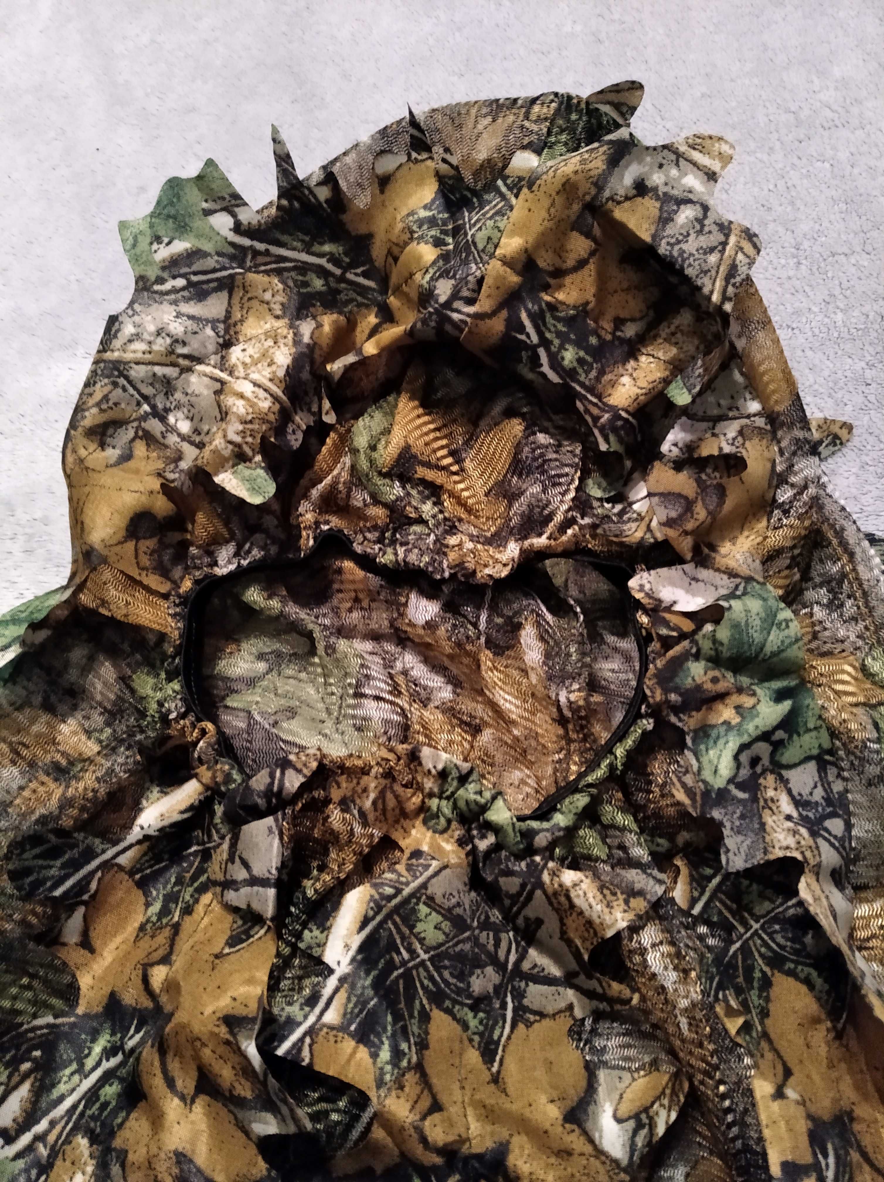 Kominiarka kamuflaż leśny 3D realtree rozmiar uniwersalny wzór 1