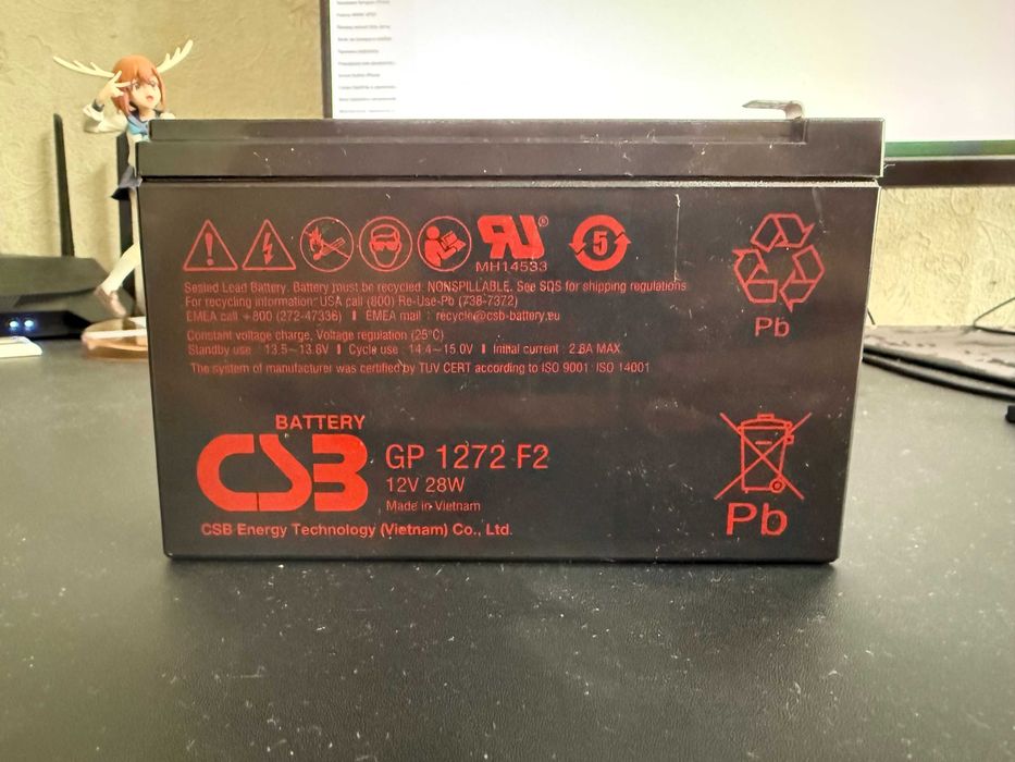 ДБЖ APC Back-UPS CS 500 • Повний комплект кабелів • Аккумулятор