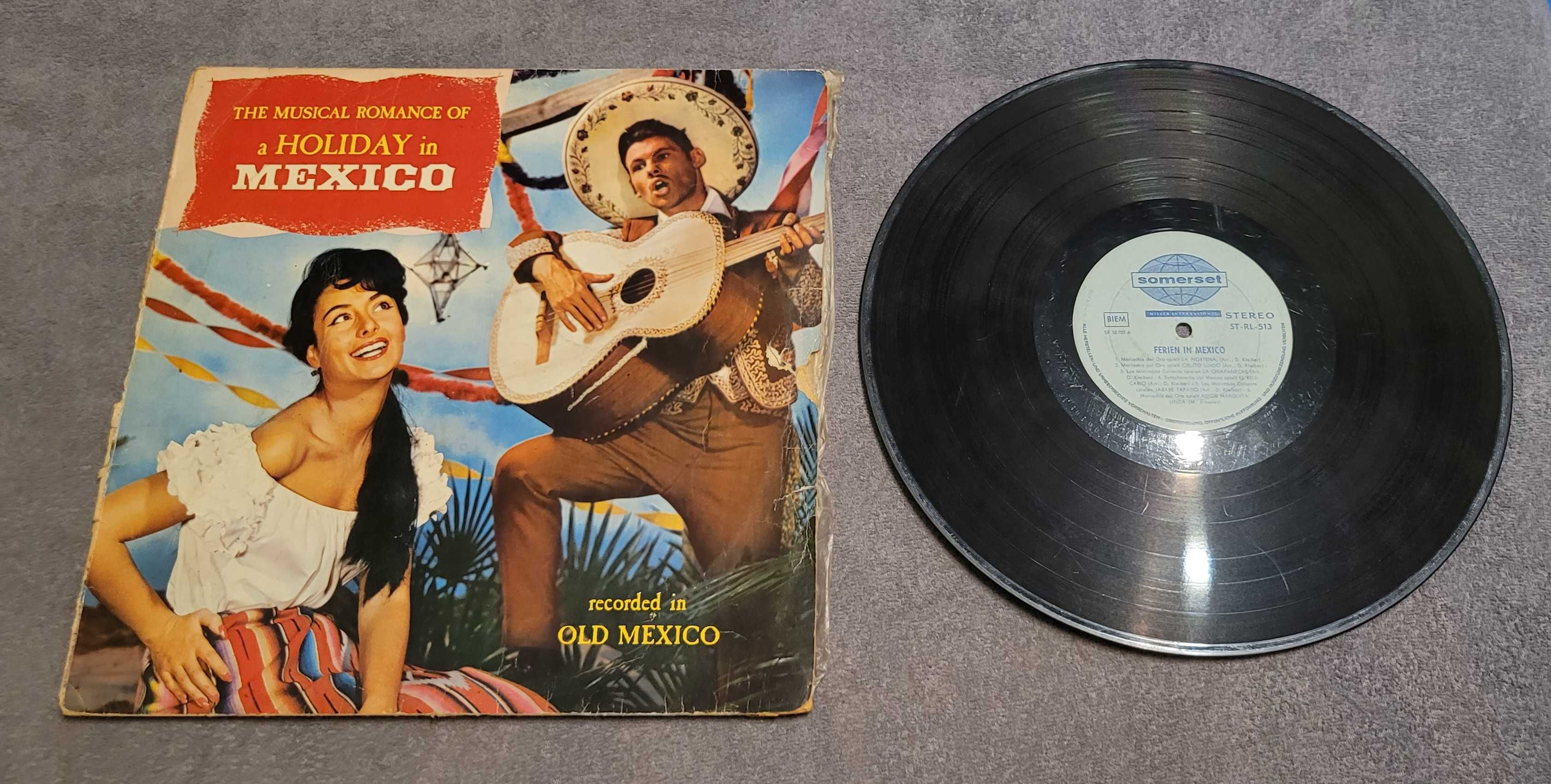 A Holiday In Mexico - Los Marimbas Caliente Mariachis Del Oro - winyl